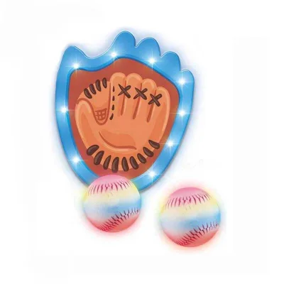 Sport Toys Baseball Game Set Throwing Game Lighting Suction Cup Hand Sticky Ball Board Toys