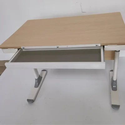Home Office Height Adjustable Standing Uplift Desk Frame Study Desk Manual Lift Tilt Drawing Desk