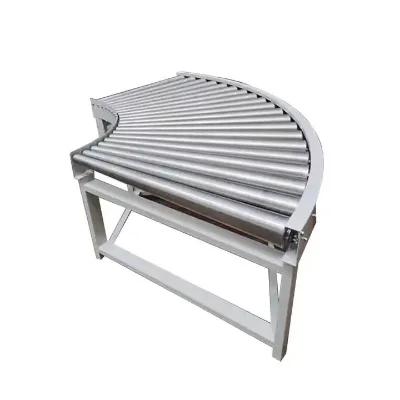 Made in China Without Drive Carbon Steel Plastic Roller Turning Conveyor Gravity Type Light Conveyor Roller