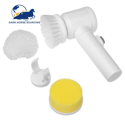 Portable USB Rechargeable /battery Household Kitchen Tools Handheld Cleaning Electric Dish Washer Brush with Accessories