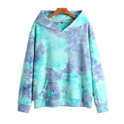 New Wholesale Fashion Letter Pattern Knitted Vintage Lined Women Hoodie Casual Cotton Plus Size Pullover