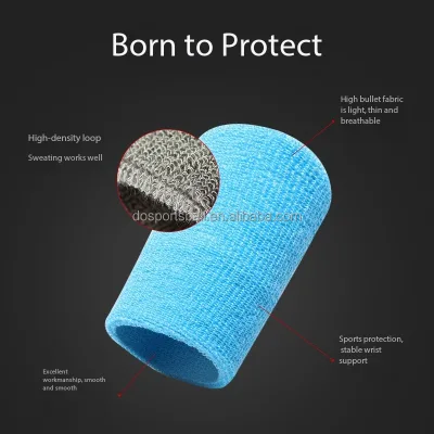 Breathable Sports Wrist Support Brace Sweatband for Gym Training Weightlifting Running Fitness Protection