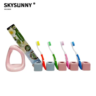 Children Non-slip Handle Soft Toothbrush 4 Colors Single Pack Support OEM Private Label