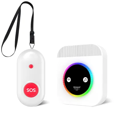 Model H-G06-WW Elderly Caller Colorful Touch Doorbell Easy Installation With Low Energy Consumption