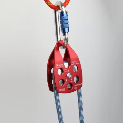 Camnal 30KN Aluminum Single Pulley for Rigging Hauling Rescue Arborist Tree Climbing Tour & Casual Use-All Seasons