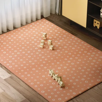 TPU Baby Play Mat with Japanese Tatami Texture 1.5cm Thicken Memory Foam for Toddler Martial Arts Crawling Training