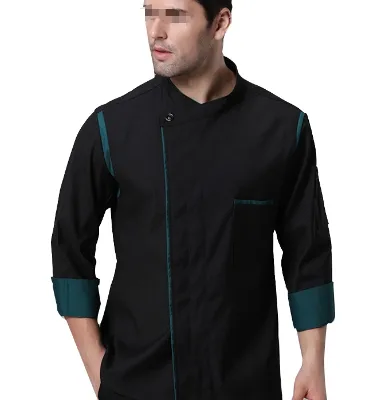 Polyester Cotton Restaurant Kitchen Catering Cook Jacket Hotel Uniforms Kitchen Chef Jackets