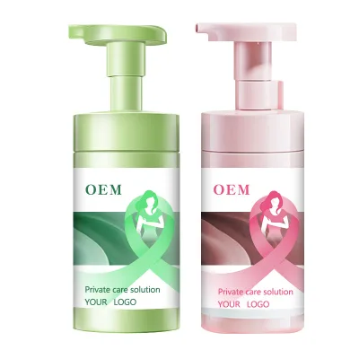 OEM Customized Private Care Solution Mousse Herbal Wash for Female Private Area Cleaning Feminine Washes Maintenance
