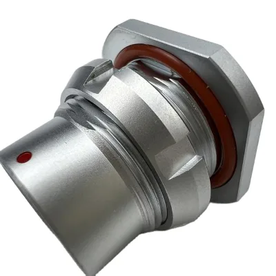 Customized brass plated gold needle connectors for power and data transmission in China, circular connectors for wires