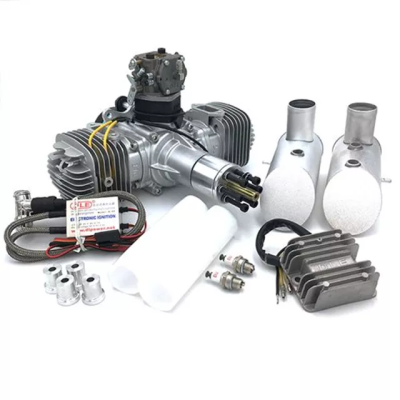 DLE 120CC DLE120 T4 Gasoline Engine Four-cylinder Two-stroke Side Exhaust Natural air Cooling 12hp/7500rpm