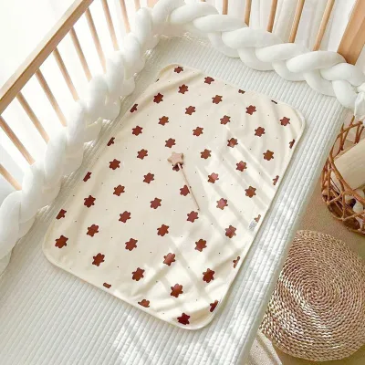 New Arrivals Newborn Baby Diapers Changing Pad Waterproof Reusable Large Diaper Bag with Changing Pad Cotton