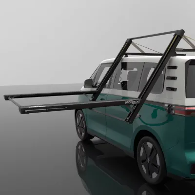 Adjustable Telescopic Roof Cargo Lift Bracket Aluminum Extendable Roof Mount Rack