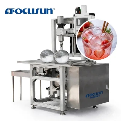 Portable Ice Ball Maker Crystal Clear Round Ice Sphere Maker for Home Whiskey Cocktail