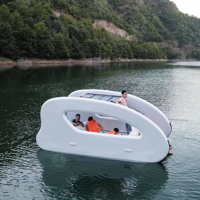 Waterproof Dwf Watercraft Solar Electric Inflatable Boat Sea Party Hot Sale Drop Stitch Fishing Boat for Water Activity