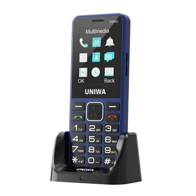 4G Senior Phone with SOS Emergency Button 2.4 Inch IPS Screen 1700mAh Battery Dual SIM Big Key Cell Phone for Elderly