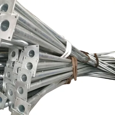 Hongxin Solar LED Customized Waterproof Anti-corrosive Lighting Steel Poles