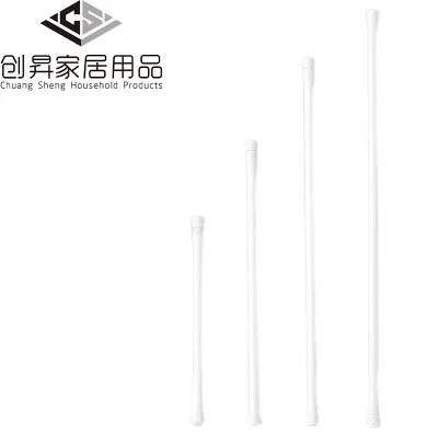 Non-drilled Extension Rod Small Curtain Rod Roman Rod Shower Curtain Rod Drying Rod Bathroom Closet Strong Rod