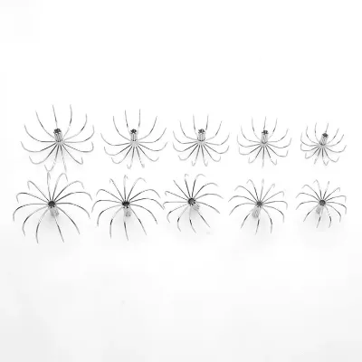 Hot Sale 15mm-45mm Squid Hook Accessories Stainless Steel Umbrella Hook