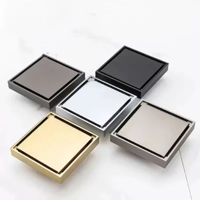 Invisible Floor Drain Made of Thickened Copper for Odor Prevention