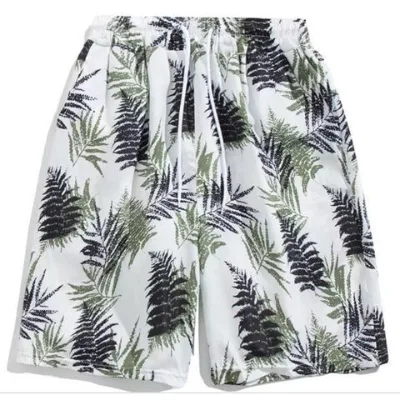 Men's Surfing Print Beach Shorts-08