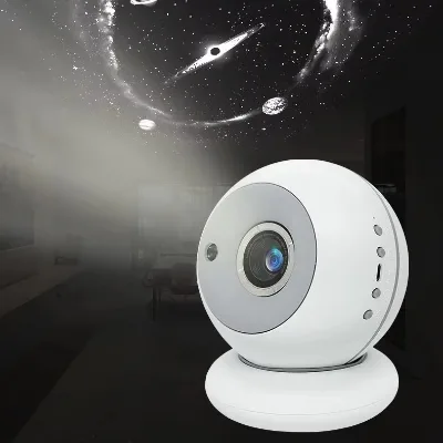 2025 Newest  4k Meteor Galaxy Star Projector Smart 360 Degree Rotation Sky Projector Night Light for Home Decor