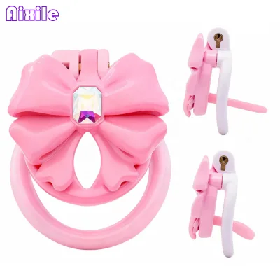 Male Chastity Cage Sex Toys with Adjustable Cock Ring Cock Cage Bondage Gear for Penis Exercise Control Adult Toys for Men