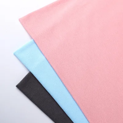 95% Cotton 5% Spandex Stretch 50S High Quality Cvc Custom Colors Thick Jersey Fabric Stock for Underwear