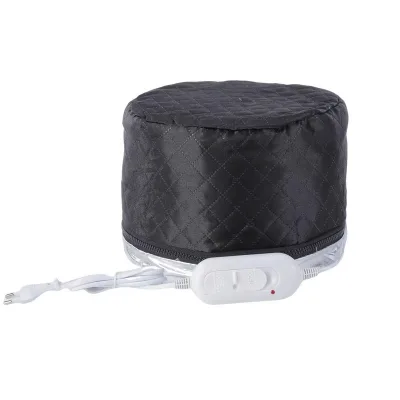Wholesale Three-Level Black Household Hair Oil Care Heating Cap Adjustable Temperature Control Evaporative Function Guangdong