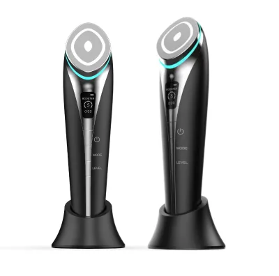 New7-IN-1 Facial Massager Vibration Heated for Face Neck Skin Rejuvenation Wrinkle Reduction Puffiness Relief Enhanced Infusion