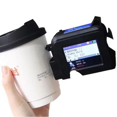 Handheld Mini Inkjet Printer 12.7mm 25 Languages Portable Label & Card Flex Touchscreen Battery Powered New