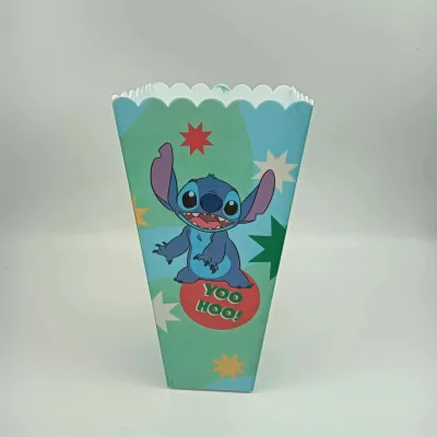plastic popcorn bucket small container with customized printing