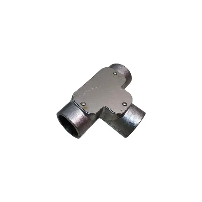 Metric Steel Conduit Inspection Tees  Hot Dipped Galvanised BS EN 61386 Conduit Fittings