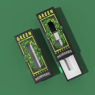 Customizable Disposable Pen Device with Rigid Cardboard Packaging 1g 2g