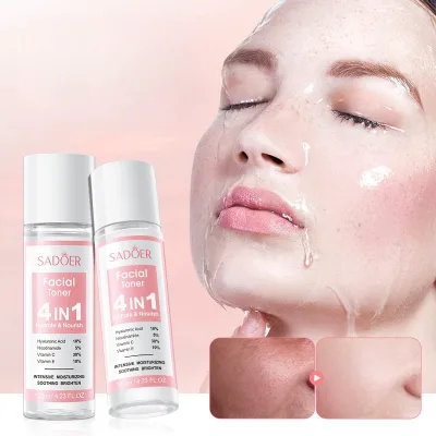 Wholesale Facial Essence Original Liquid Hyaluronic Acid Nicotinamide Vitamin C Vitamin E 4 in 1 Face Serum