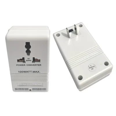 50-100 Watt Travel International Transformer EU UK to Us Voltage Converter SW-S12