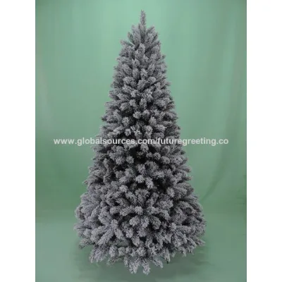 210CM height artificial Christmas OEM tree with needle tips and Christmas decorations