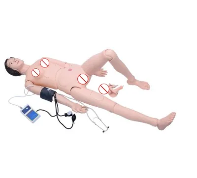 Medical Manikin PVC Multifunctional Advanced Nurse Training Manikin with Blood Pressure Training Arm (male/female)