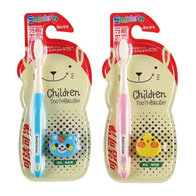 OEM Cute Ultra Soft Kids Toothbrush With Cartoon Toys