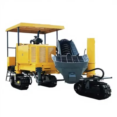 High Precision Concrete Paving Equipment XLY1300 20% Gradeability for Expressway Guard-bar Base Construction Condition