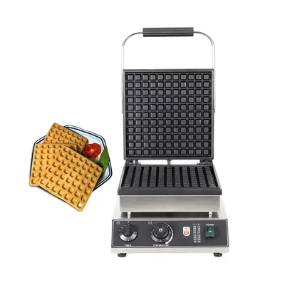 Commercial Waffle Maker Belgian Waffle Irons on Sale Stainless Steel Mechanical Version 1 Big Plate