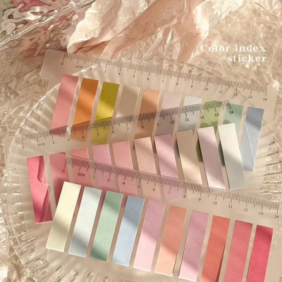 Custom to Do List Planner for School Office Dreamy Color Writable Book Tabs Sticky Note