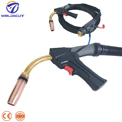 Binzel Antorcha 501d Co2 Mig Welding Torch Pistol Max Handle Mb501d Water Cooled Gun