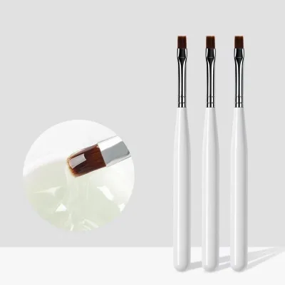 Manicure Painting Phototherapy Pen Round Head Nail Gel Painting Pen Uv Gel Brush