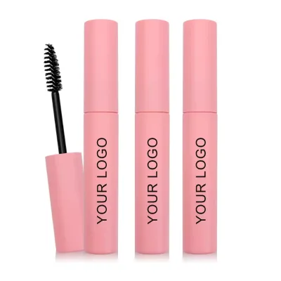 Vegan pink Waterproof Tubing Mascara Private Label Volumizing Three-Dimensional Curling Natural Organic Mascara