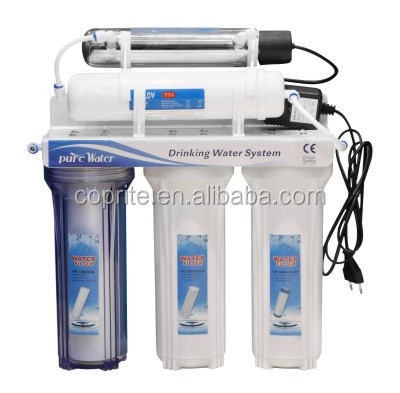 5 Stage Water Filter with Triple Filtration and UV Purifier for Household Use