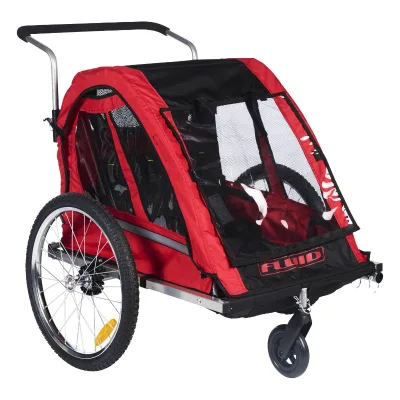 SEPNINE-FLUID BT-511 Light Weight Children's Bicycle Trailer Stroller 2-in-1 Outdoor Foldable 40kg Capacity