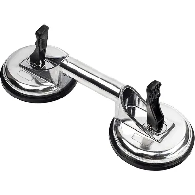 Glass Suction Plate High Performance Suction Cups Lifter Heavy Duty Aluminum Double Vacuum Other Hand Tools Glass Tile Lifter Pu