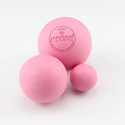 3cm 4cm 5cm Yoga Fitness Massage Set Natural Rubber Customized logo Massage Balls