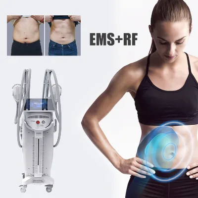 4 Handles RF Ems Emslim Slim Electromagnetic High Energy Muscle Stimulation Device