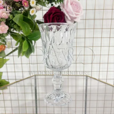 Luxury Classic Colored Stemless Wine Glasses Globet Red for Glass Banque Party Restaurant Hotel Wholesale